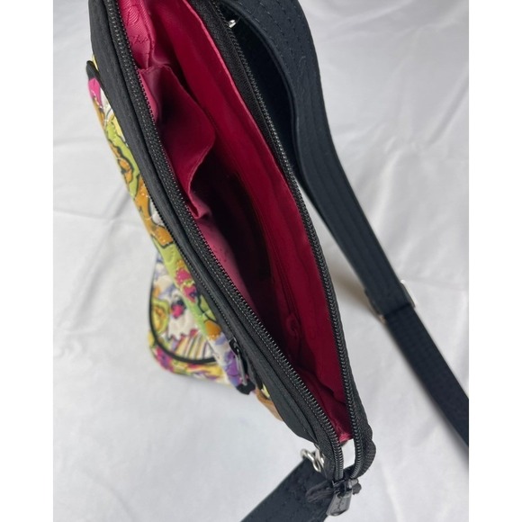 Donna Sharp Kentucky Original Quilted Floral Crossbody Bag Pink Lining - Picture 9 of 11